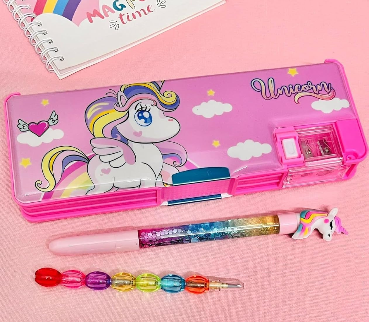 Unicorn Pencil Box Unicorn Pencil Box Double Side Magnetic