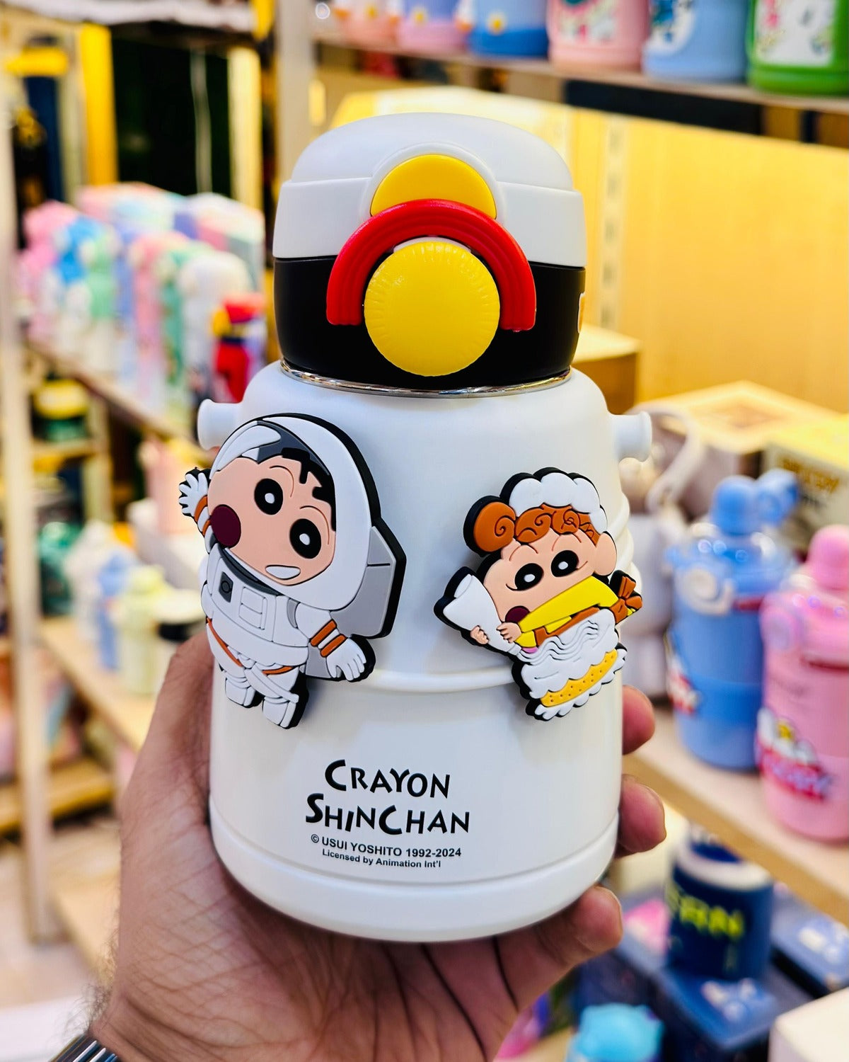 Shinchan Double Drink Bottle Crayon Shinchan Bottles Volume 600ml