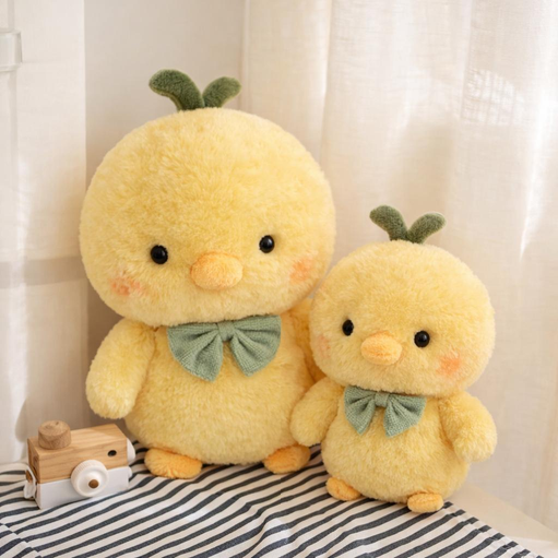 TW35 BOW DK FUR - 35cm Soft Toy