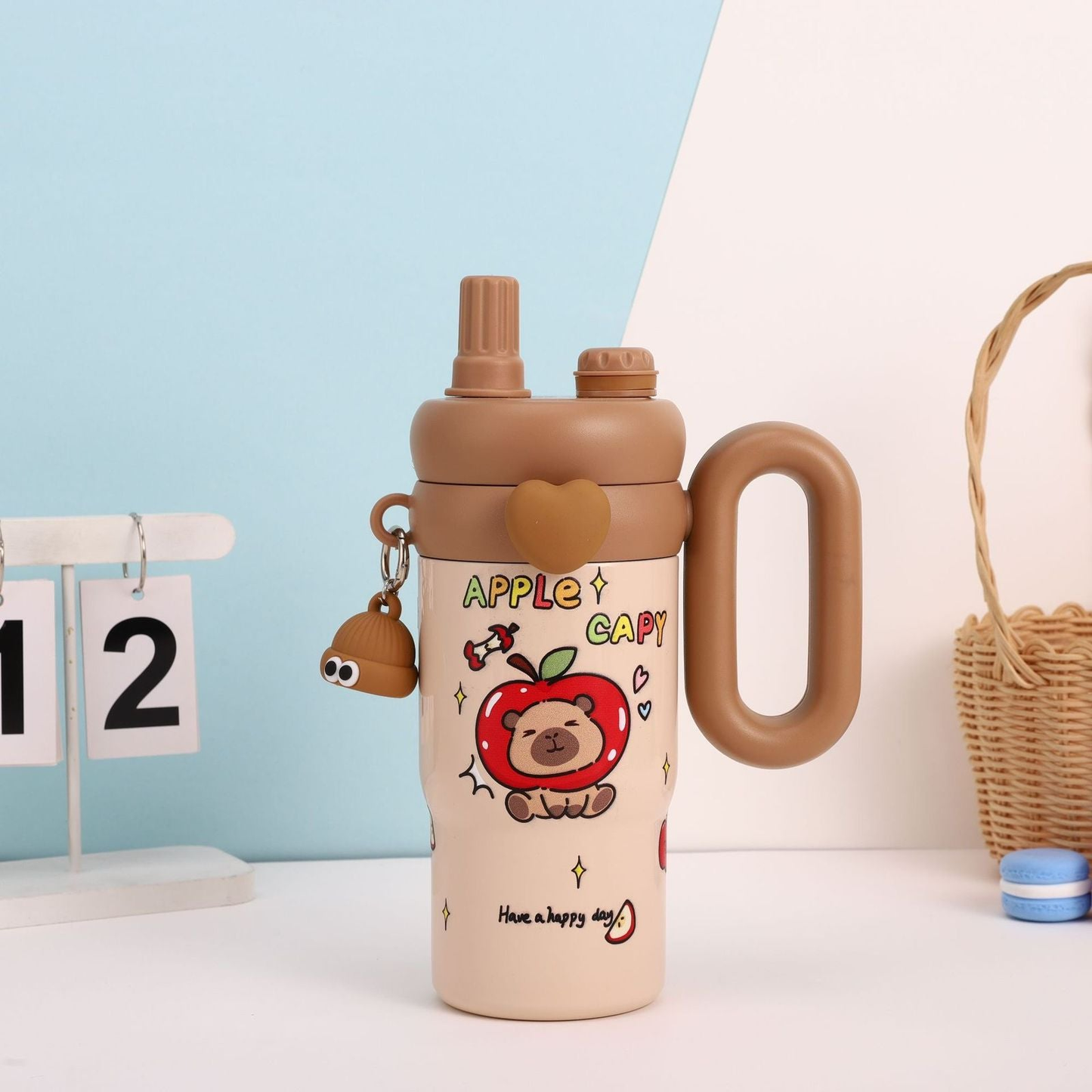 Cappy Bara Tumbler 800ml Capy Bara Tumblers Insulated Steel