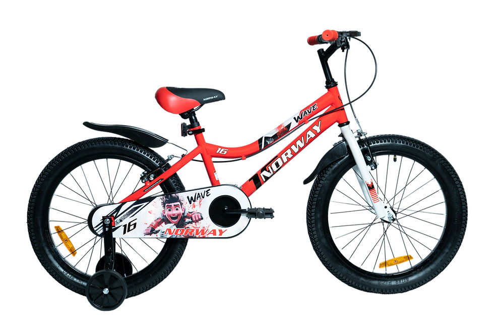 NORWAY WAVE CYCLE 16" RED WITH IBC