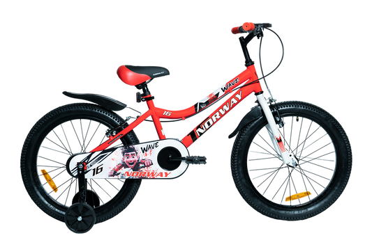 NORWAY WAVE CYCLE 16" RED WITH IBC
