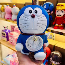 Doremon Money Bank Doremon Money Bank With Clock Vinyl Coated